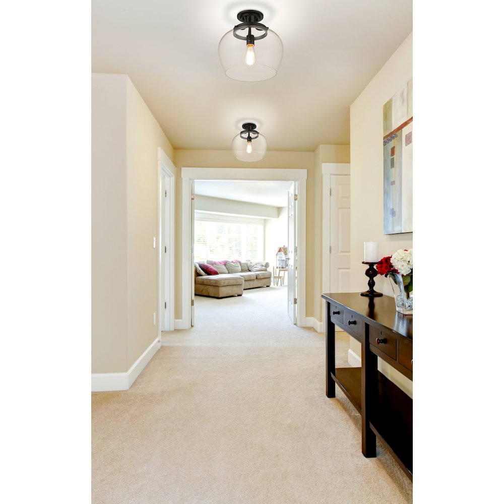 Z-Lite 1 Light Semi Flush Mount. Picture 7