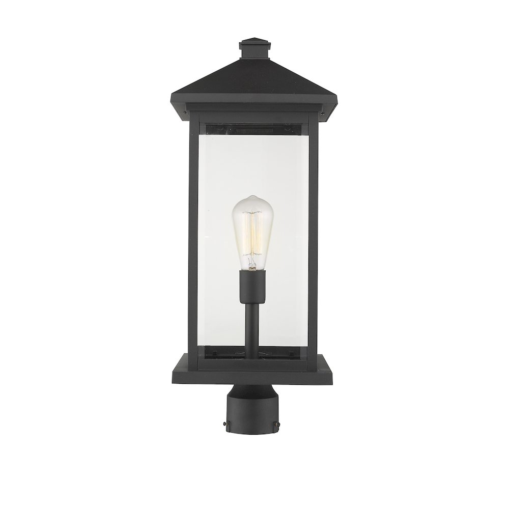 Z-Lite 1 Light Outdoor Post Mount Fixture. Picture 1