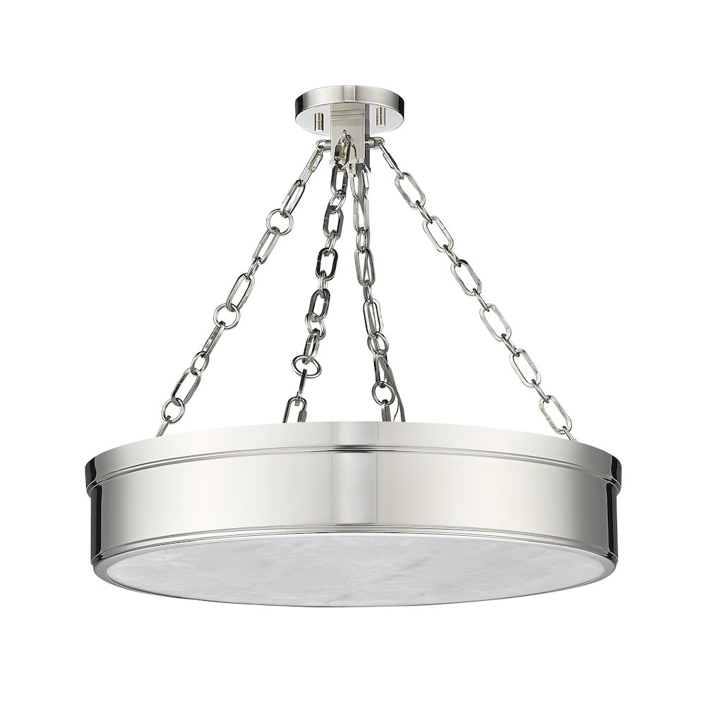 Z-Lite 3 Light Semi Flush Mount. Picture 5