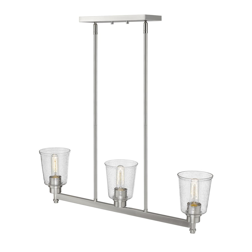 Z-Lite 3 Light Linear Chandelier. Picture 3