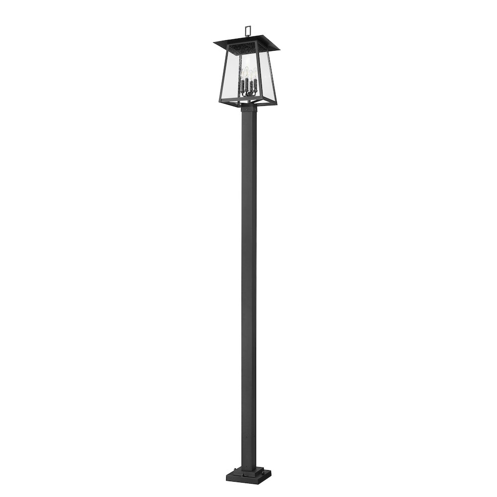 Z-Lite 4 Light Outdoor Post Mounted Fixture. Picture 5