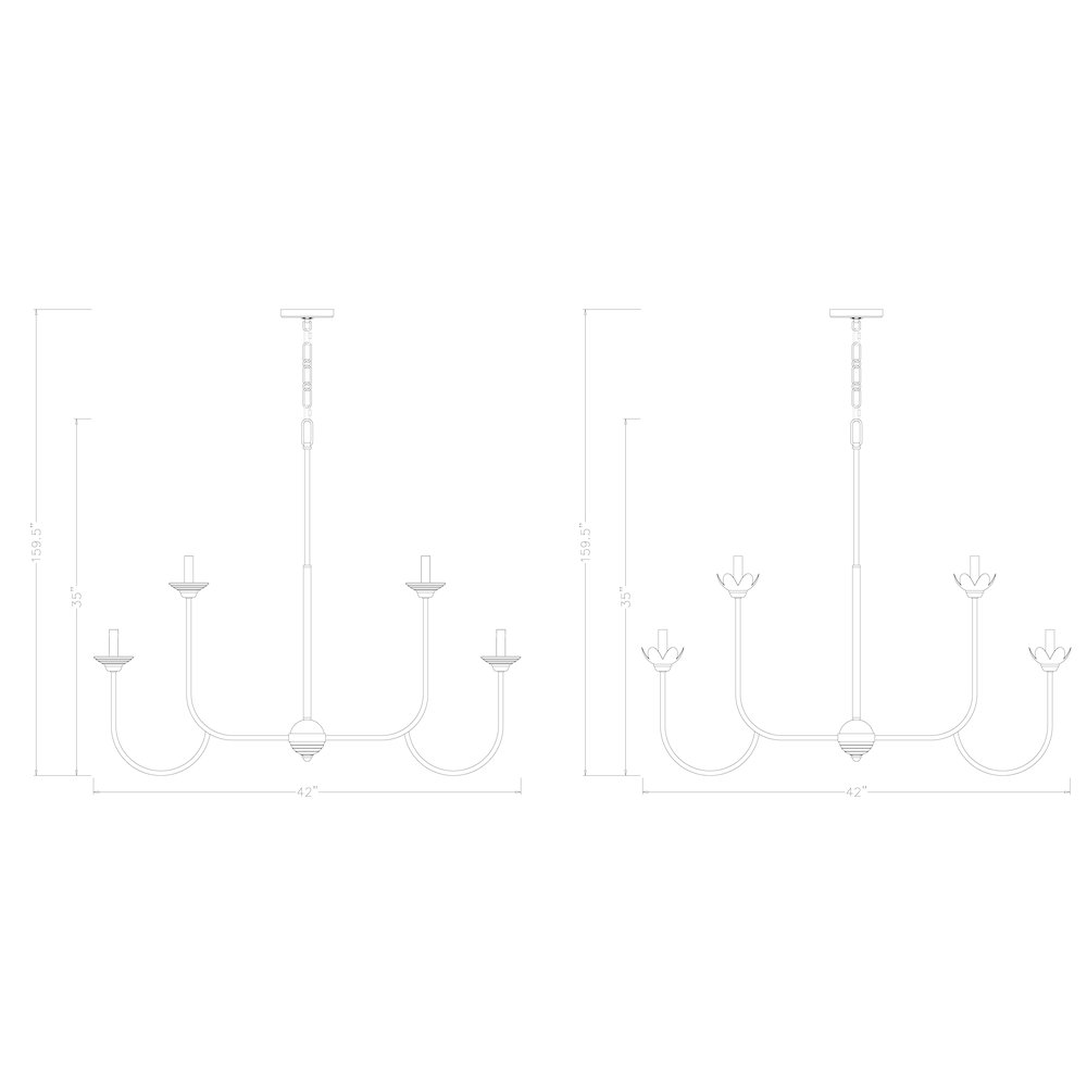 Z-Lite Allistair 10 Light Chandelier in Modern Gold color, Steel frame. Picture 8