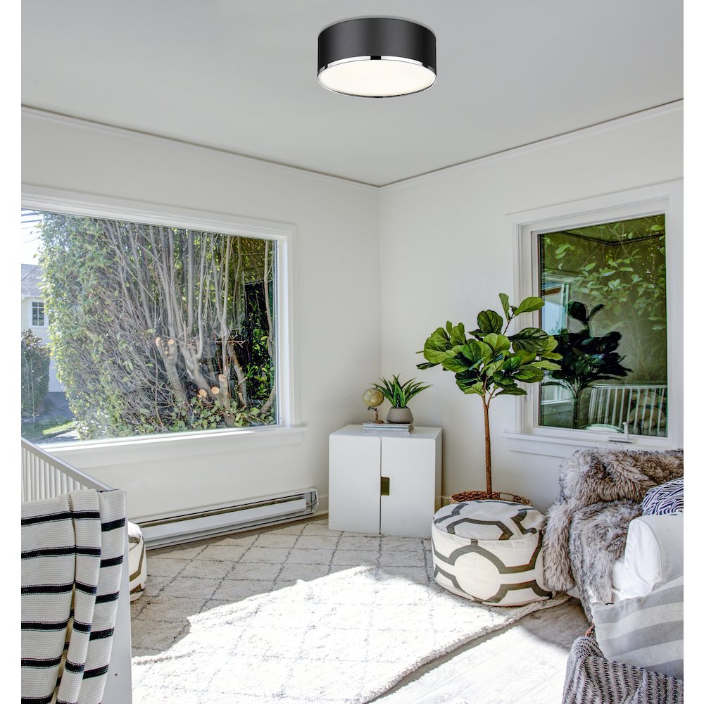 Z-Lite 3 Light Flush Mount. Picture 7