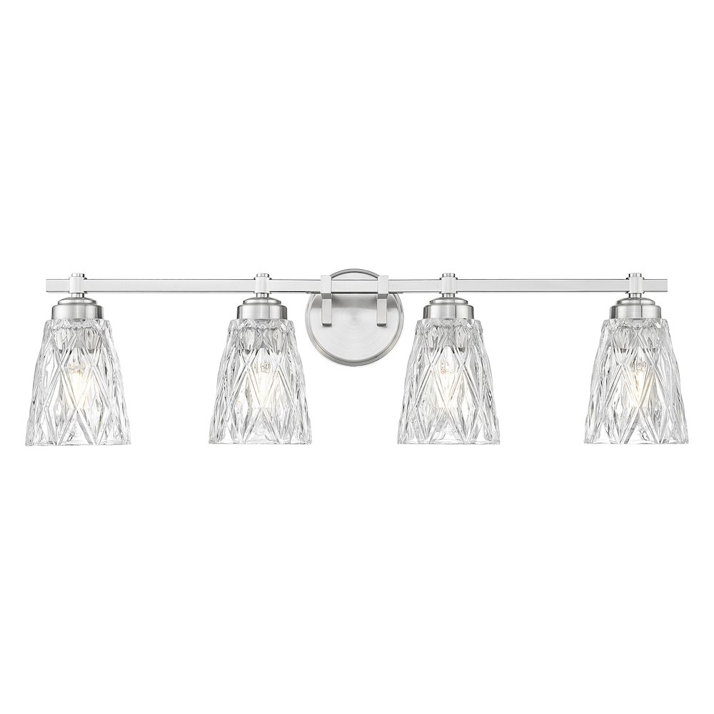 Z-Lite 4 Light Vanity, Brushed Nickel. Picture 2