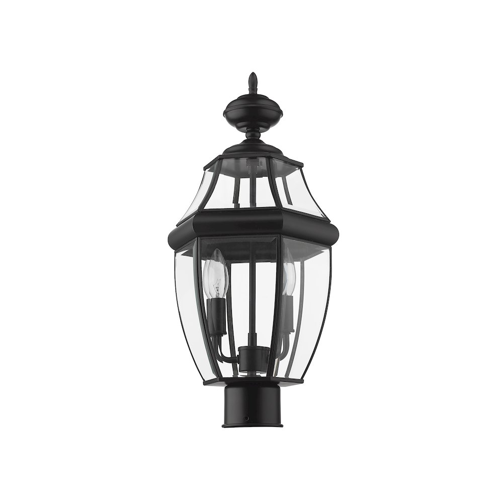 Z-Lite 2 Light Outdoor Post Mount Fixture. Picture 5