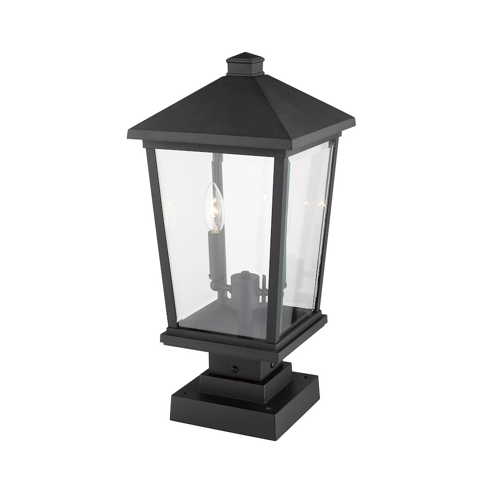 Z-Lite 2 Light Outdoor Pier Mounted Fixture. Picture 3