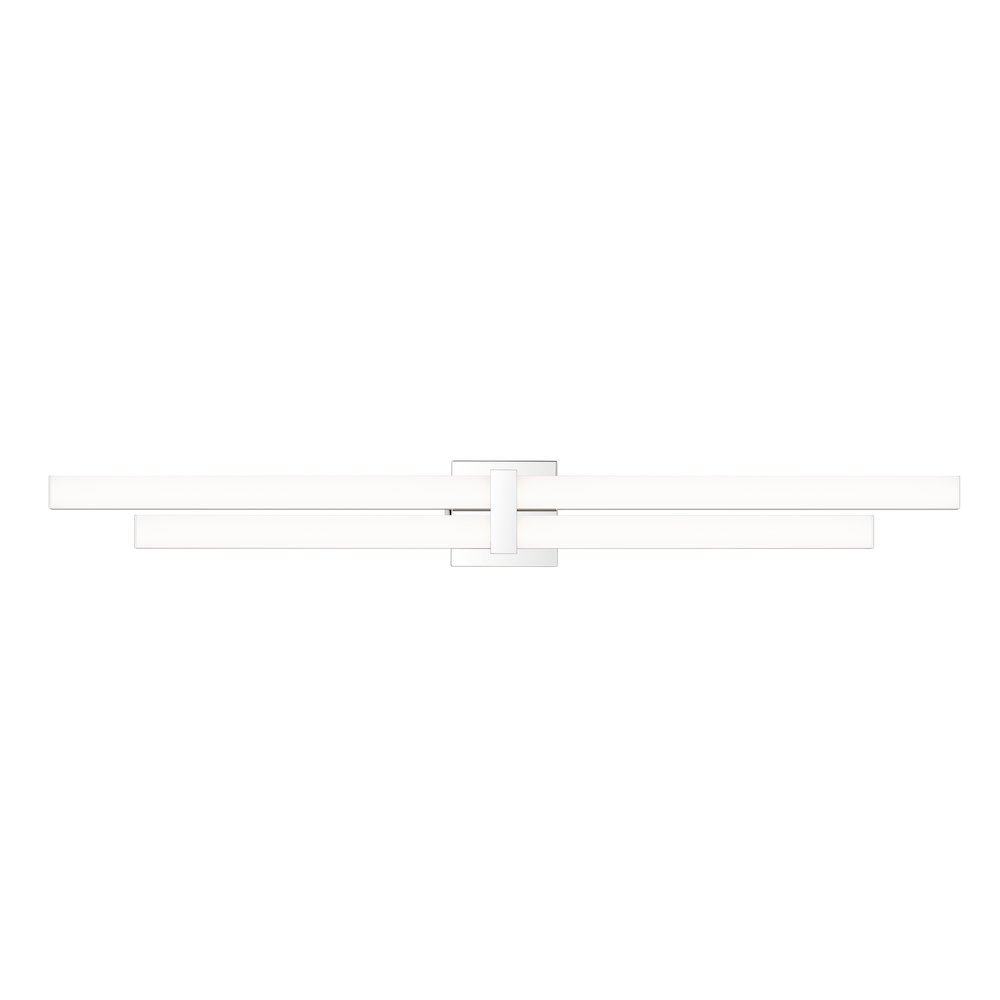 Z-Lite Zane 2 Light Vanity in Chrome  Frame Finish. Picture 3