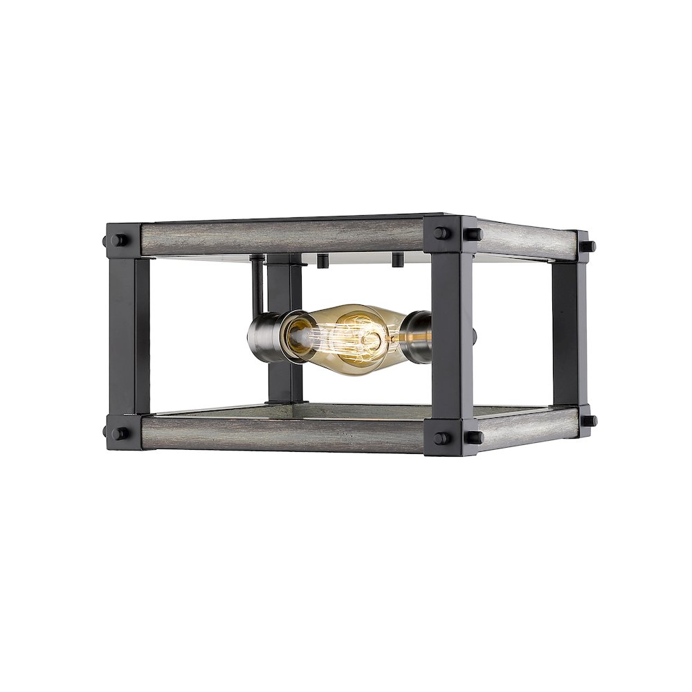 Z-Lite 2 Light Flush Mount. Picture 4