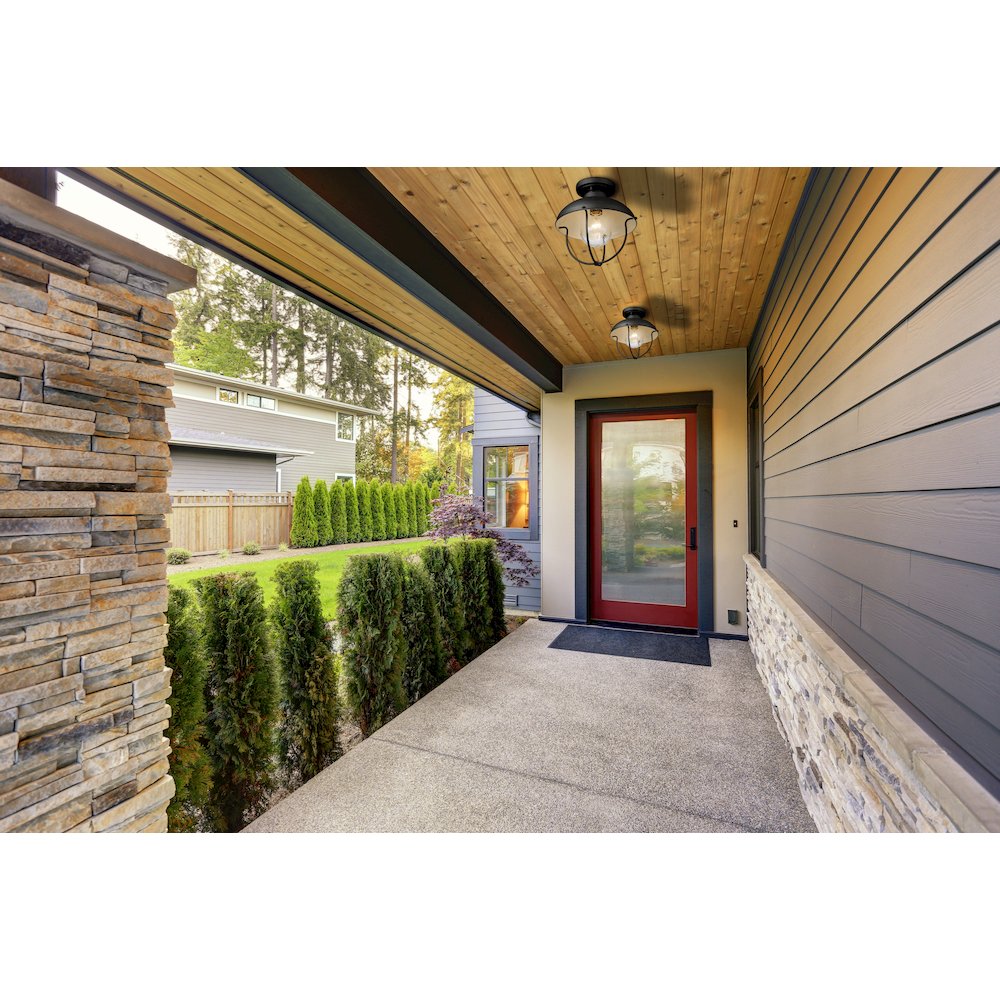 Z-Lite 1 Light Outdoor Flush Mount. Picture 6