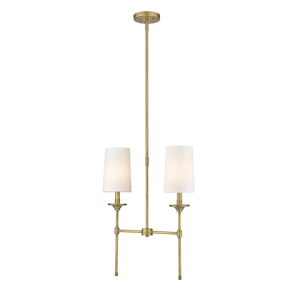 Z-Lite 2 Light Linear Chandelier. Picture 1