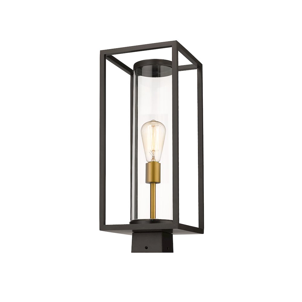 Z-Lite 1 Light Outdoor Post Mount Fixture. Picture 1