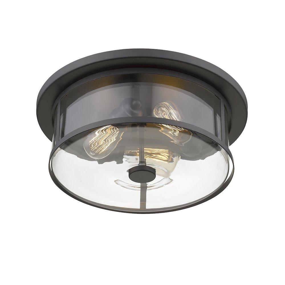 Z-Lite 3 Light Flush Mount. Picture 3
