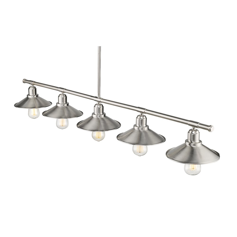 Z-Lite 5 Light Linear Chandelier. Picture 3
