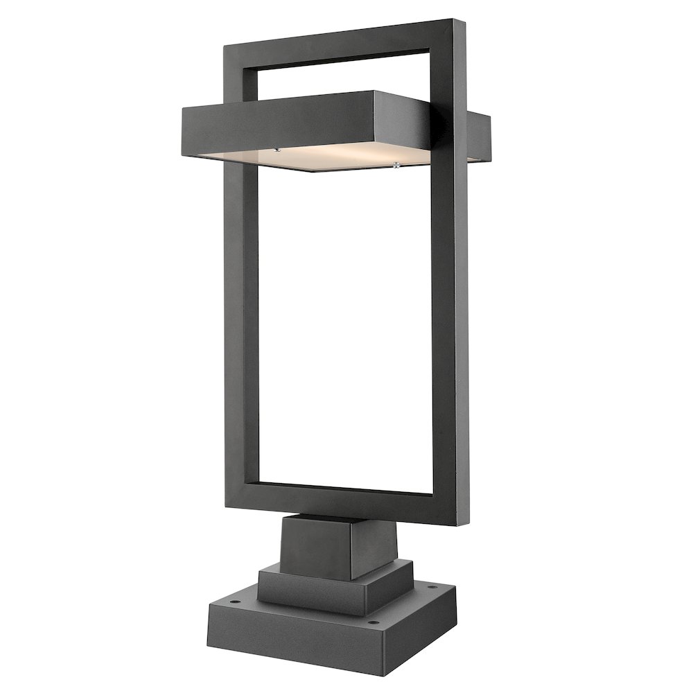 Z-Lite 1 Light Outdoor Pier Mounted Fixture. Picture 1