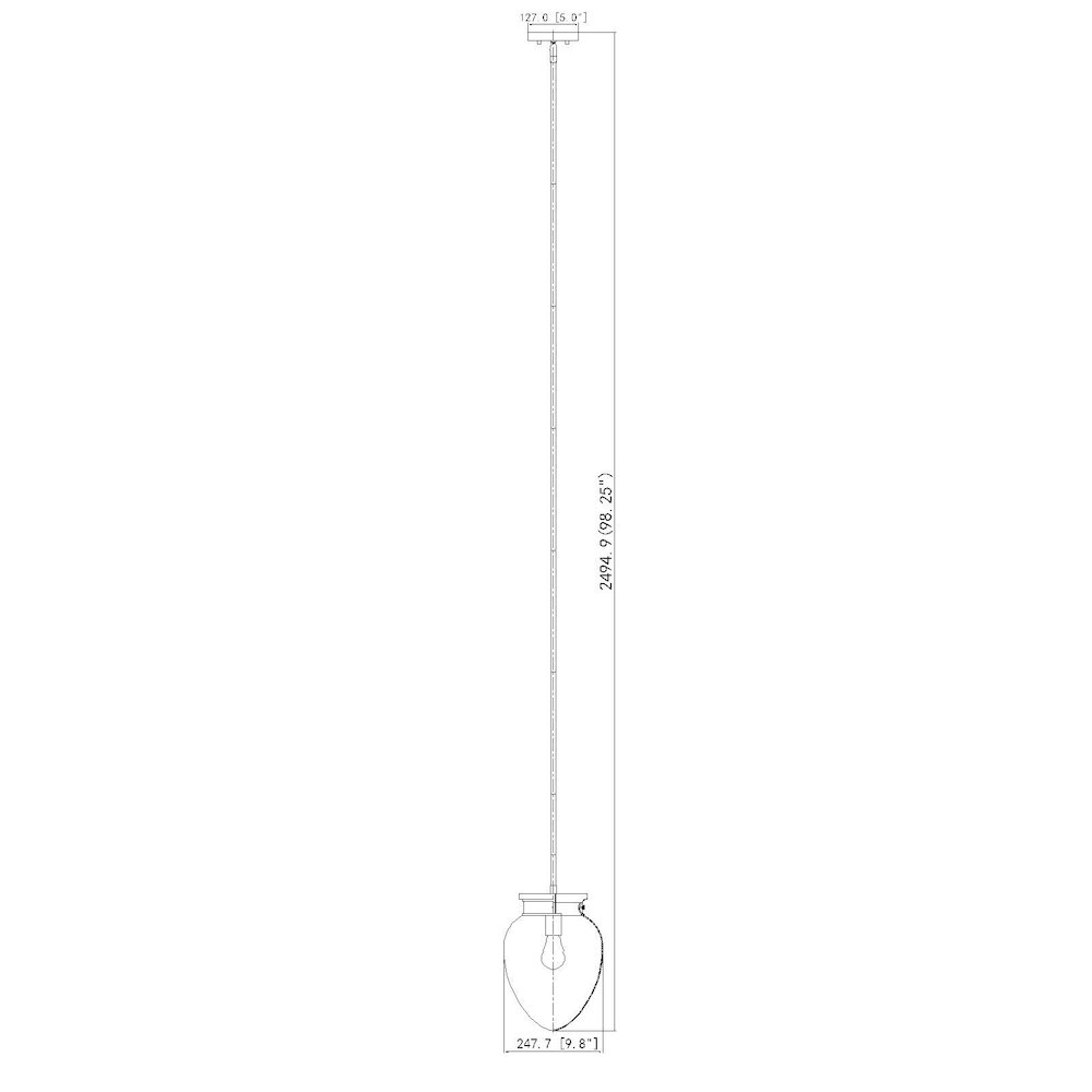 Z-Lite 1 Light Pendant. Picture 8