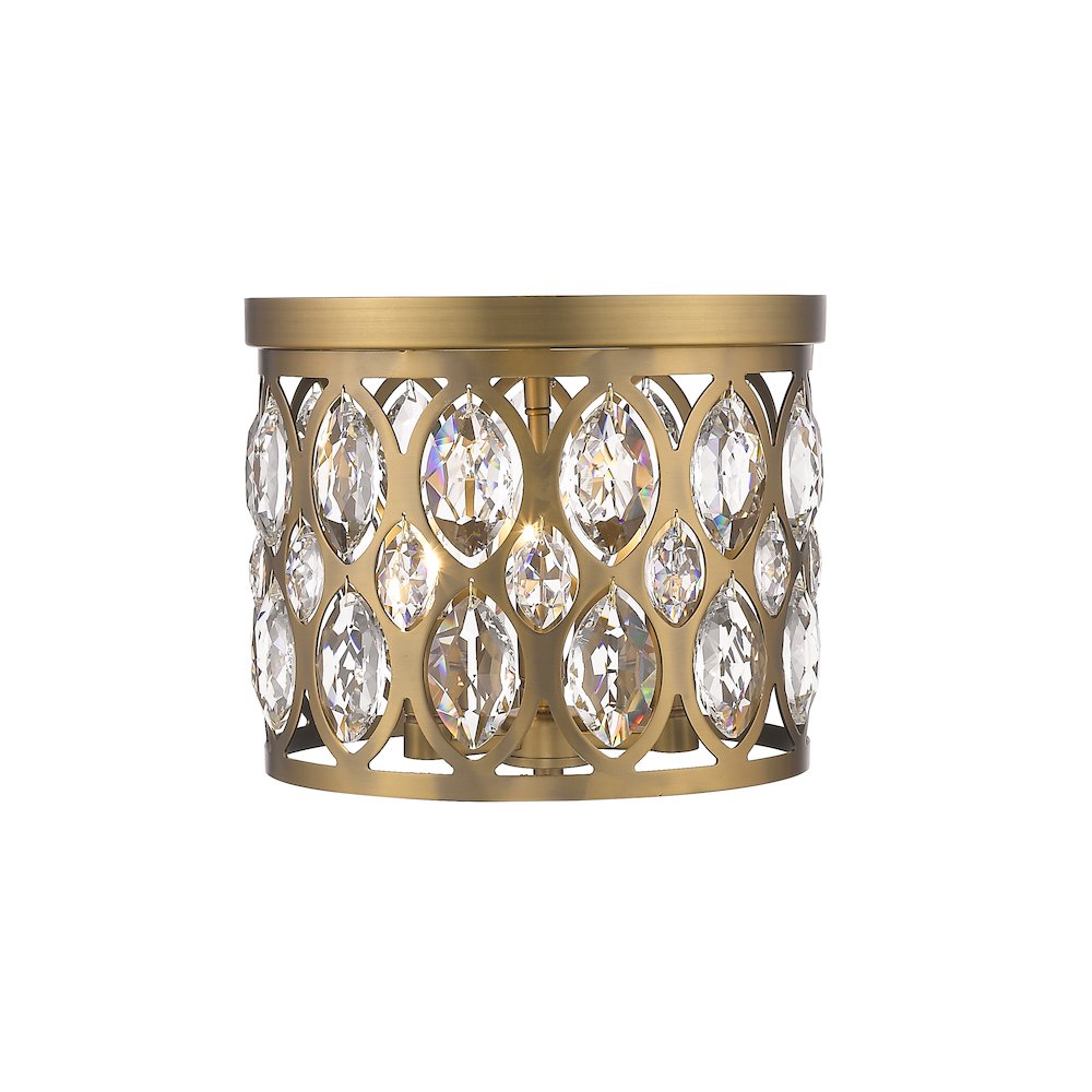 Z-Lite 3 Light Flush Mount. Picture 1