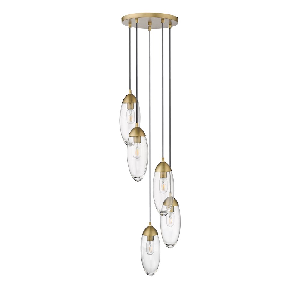 Z-Lite 5 Light Chandelier. Picture 5