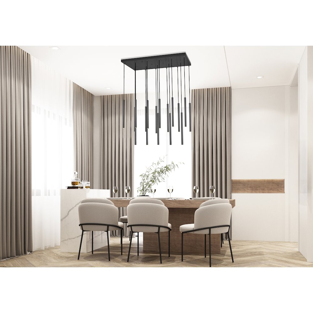 Z-Lite 17 Light Linear Chandelier. Picture 7