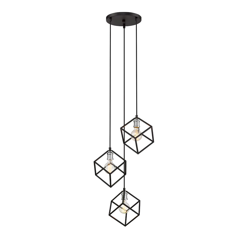 Z-Lite 3 Light Chandelier. Picture 1