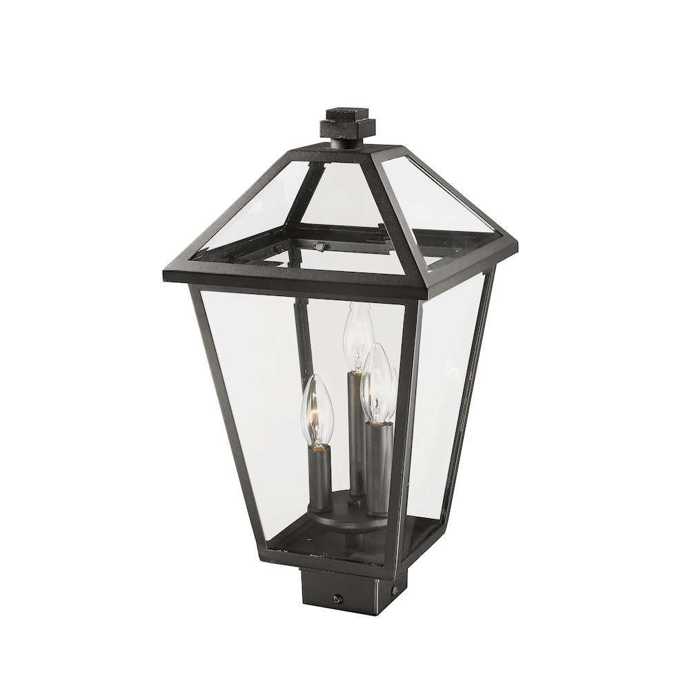 Z-Lite 3 Light Outdoor Post Mount Fixture. Picture 3