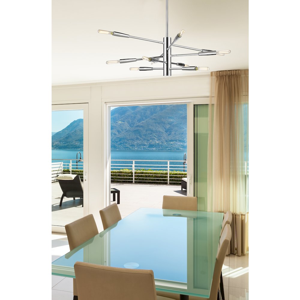 Z-Lite 10 Light Chandelier. Picture 7