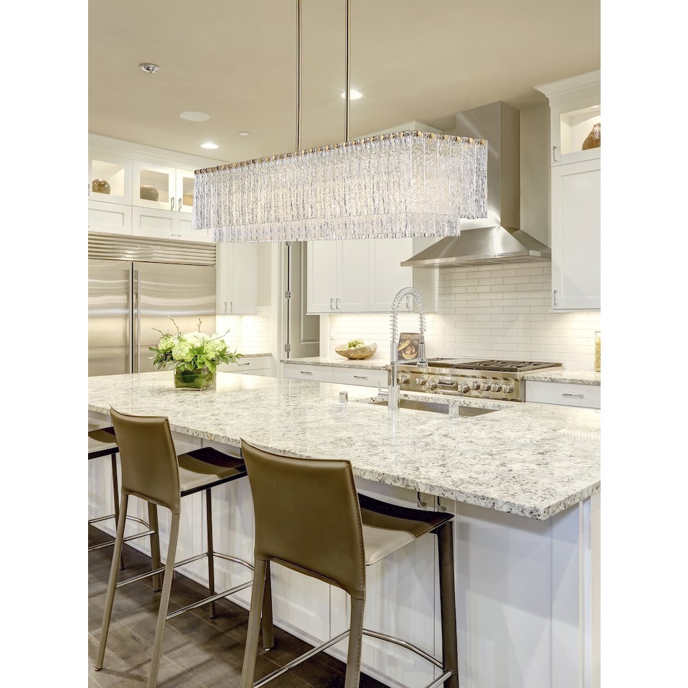 Z-Lite 7 Light Linear Chandelier. Picture 6