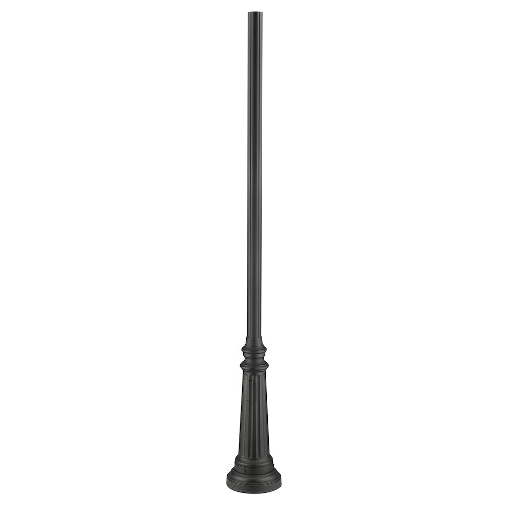 Z-Lite Outdoor Post Light Outdoor Posts + Hardware, Black. Picture 1