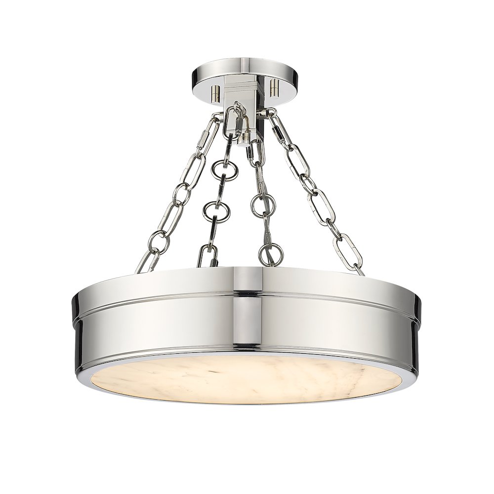 Z-Lite 1 Light Semi Flush Mount. Picture 1