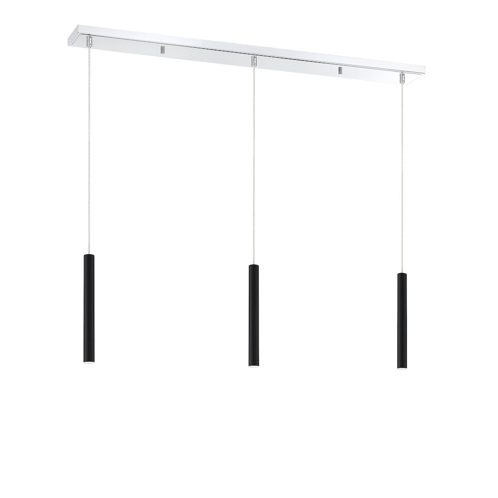 Z-Lite 3 Light Linear Chandelier. Picture 5