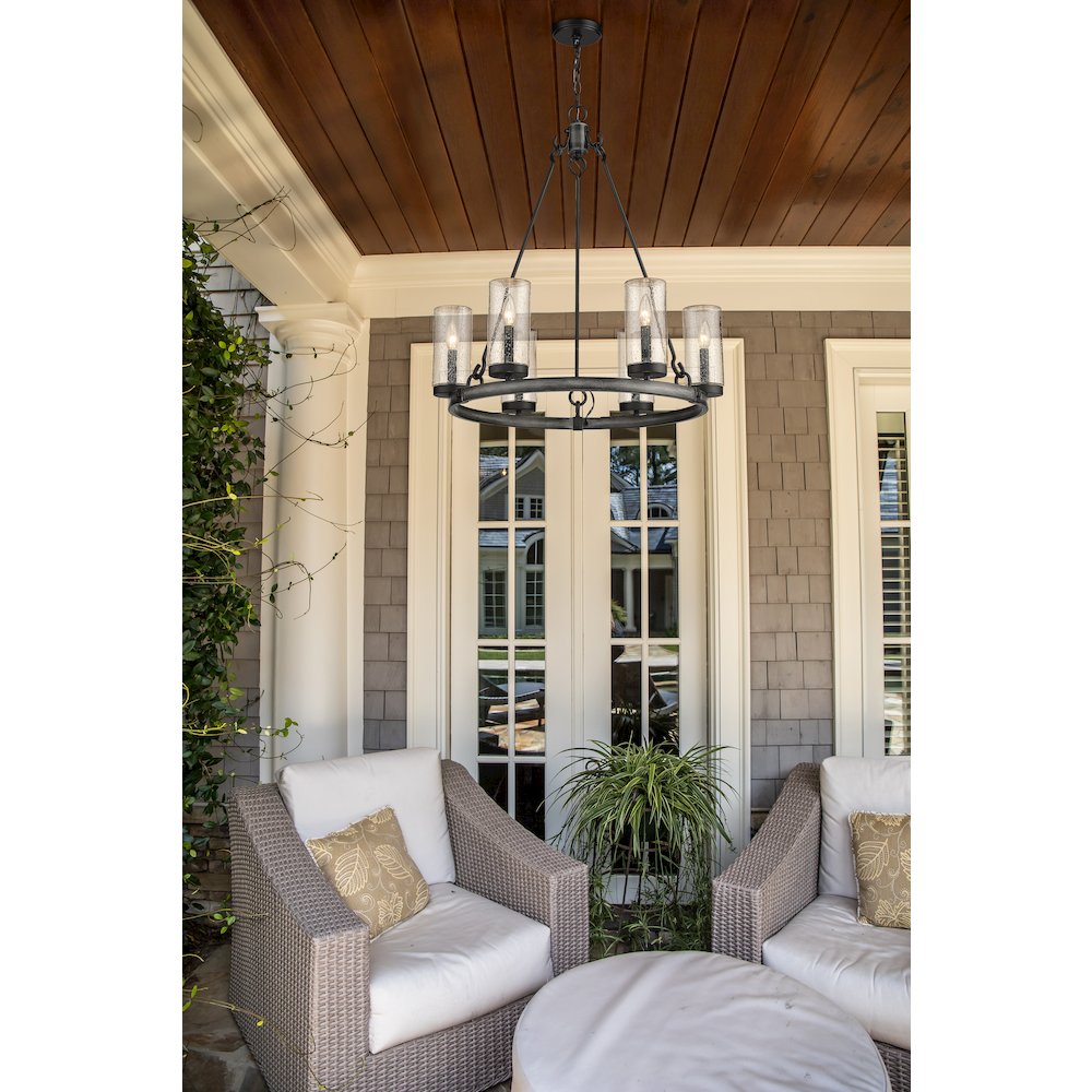 Z-Lite 6 Light Outdoor Chandelier. Picture 6