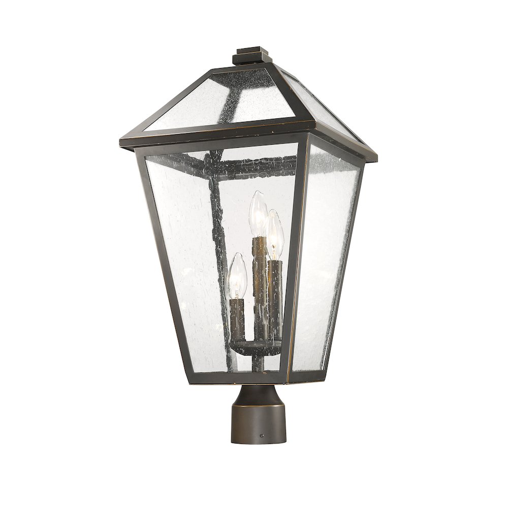 Z-Lite 3 Light Outdoor Post Mount Fixture. Picture 2