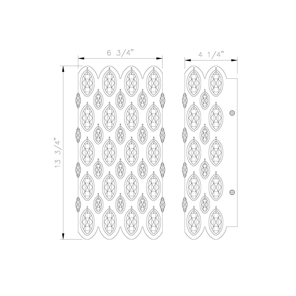 2 Light Wall Sconce. Picture 6