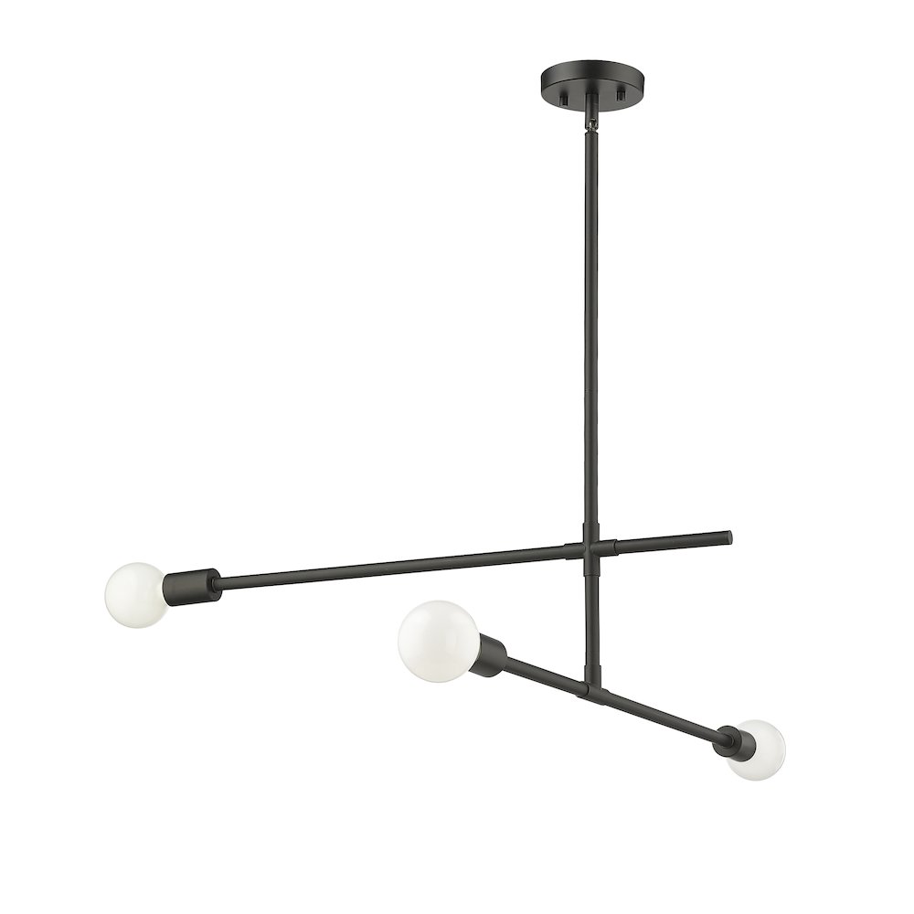 Z-Lite 3 Light Chandelier. Picture 5