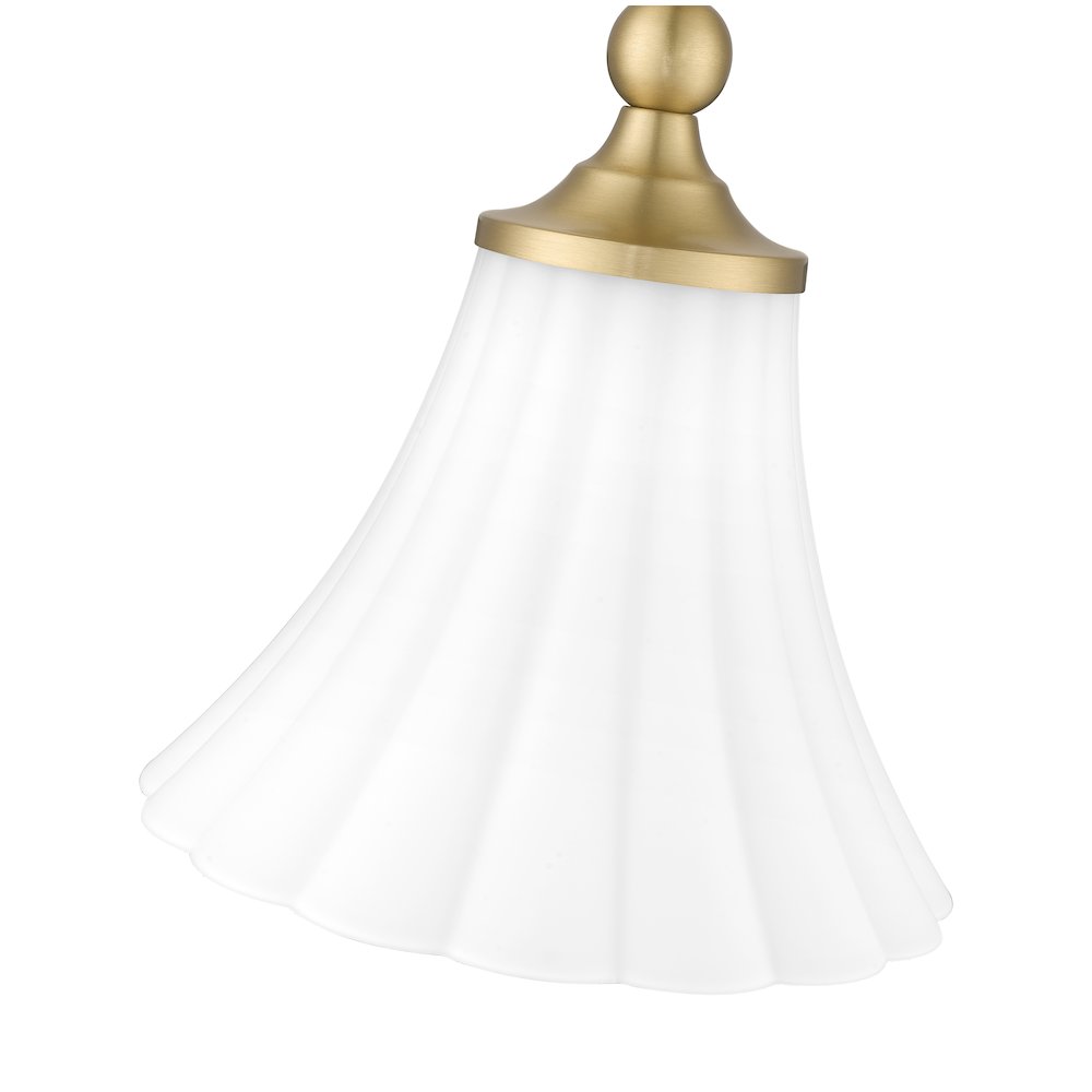 Z-Lite 1 Light Pendant, Modern Gold. Picture 4