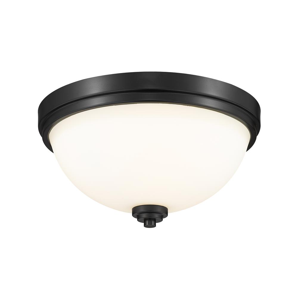 2 Light Flush Mount. Picture 1