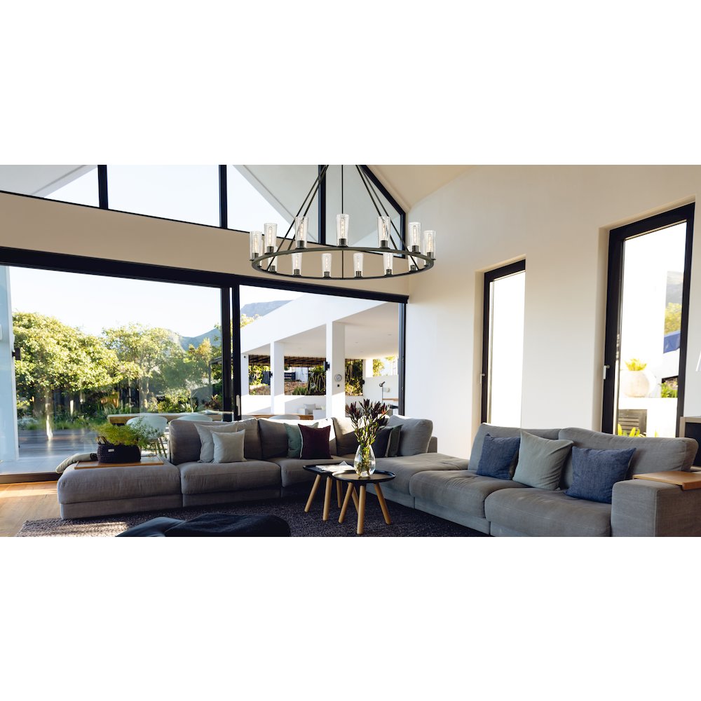 Z-Lite 15 Light Chandelier. Picture 6