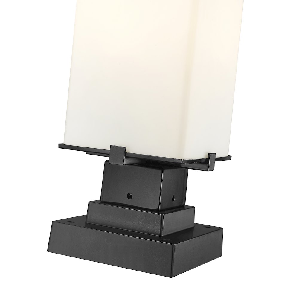 Z-Lite 2 Light Outdoor Pier Mounted Fixture. Picture 4
