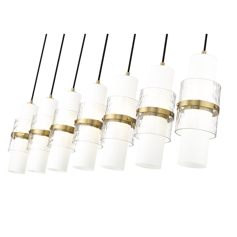 Z-Lite 7 Light Linear Chandelier. Picture 4