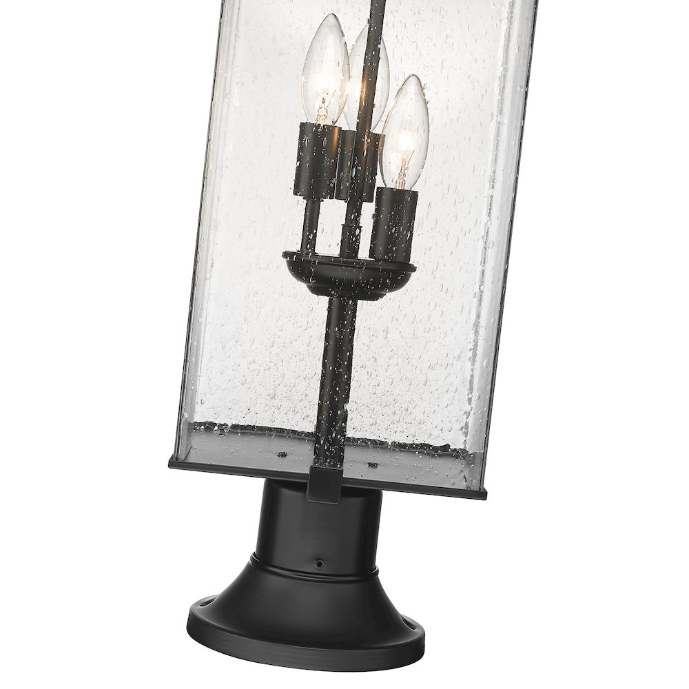 Z-Lite 3 Light Outdoor Pier Mounted Fixture. Picture 4