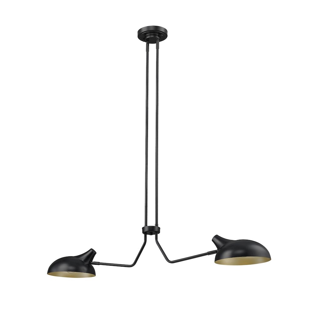 Z-Lite 2 Light Linear Chandelier. Picture 5