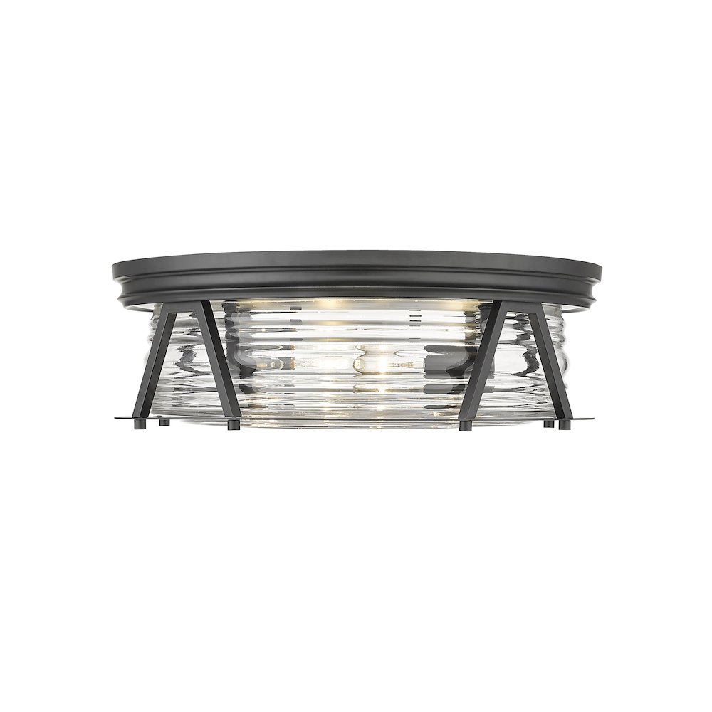 Z-Lite 4 Light Flush Mount. Picture 2