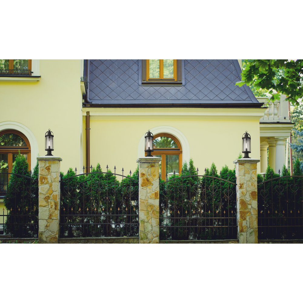 Z-Lite 1 Light Outdoor Pier Mounted Fixture. Picture 6