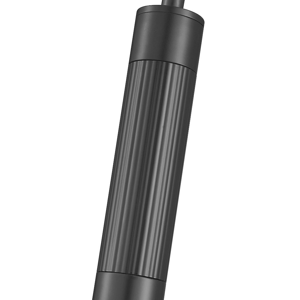 Z-Lite Stari 1 Light Pendant in Matte Black color, Steel frame. Picture 4