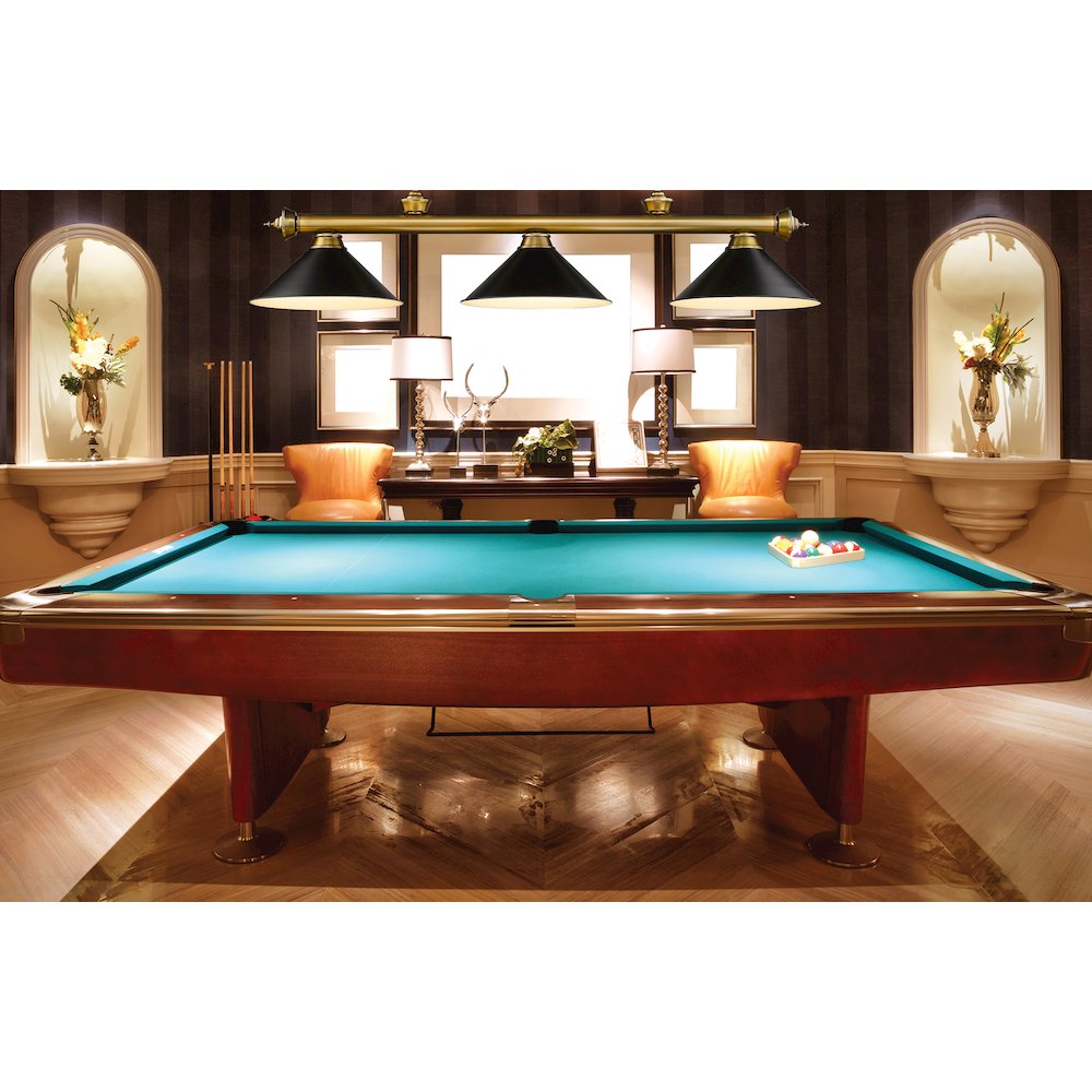 Z-Lite Cordon 3 Light Billiard, Steel Frame, Matte Black Shade Color. Picture 7