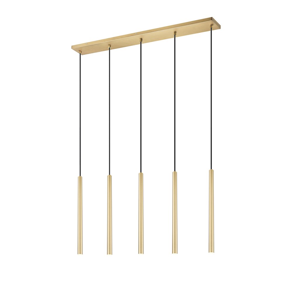 Z-Lite 5 Light Linear Chandelier. Picture 3