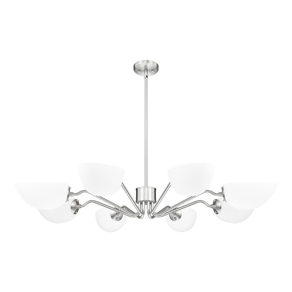 Z-Lite 8 Light Chandelier, Brushed Nickel. Picture 7