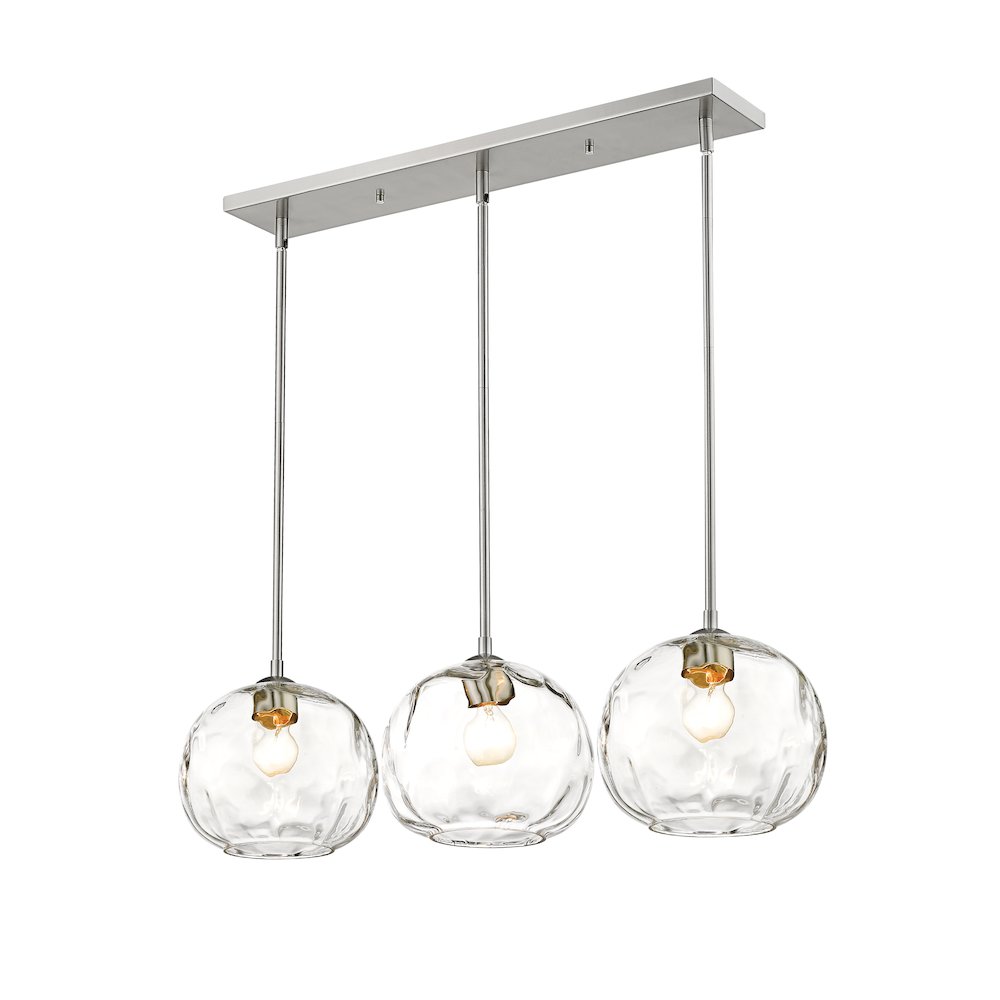 Z-Lite 3 Light Linear Chandelier. Picture 1
