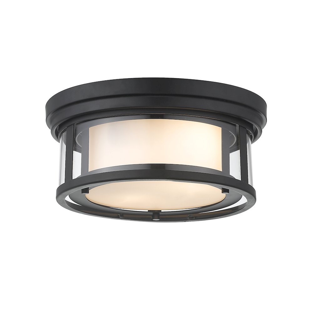 Z-Lite 2 Light Flush Mount. Picture 1
