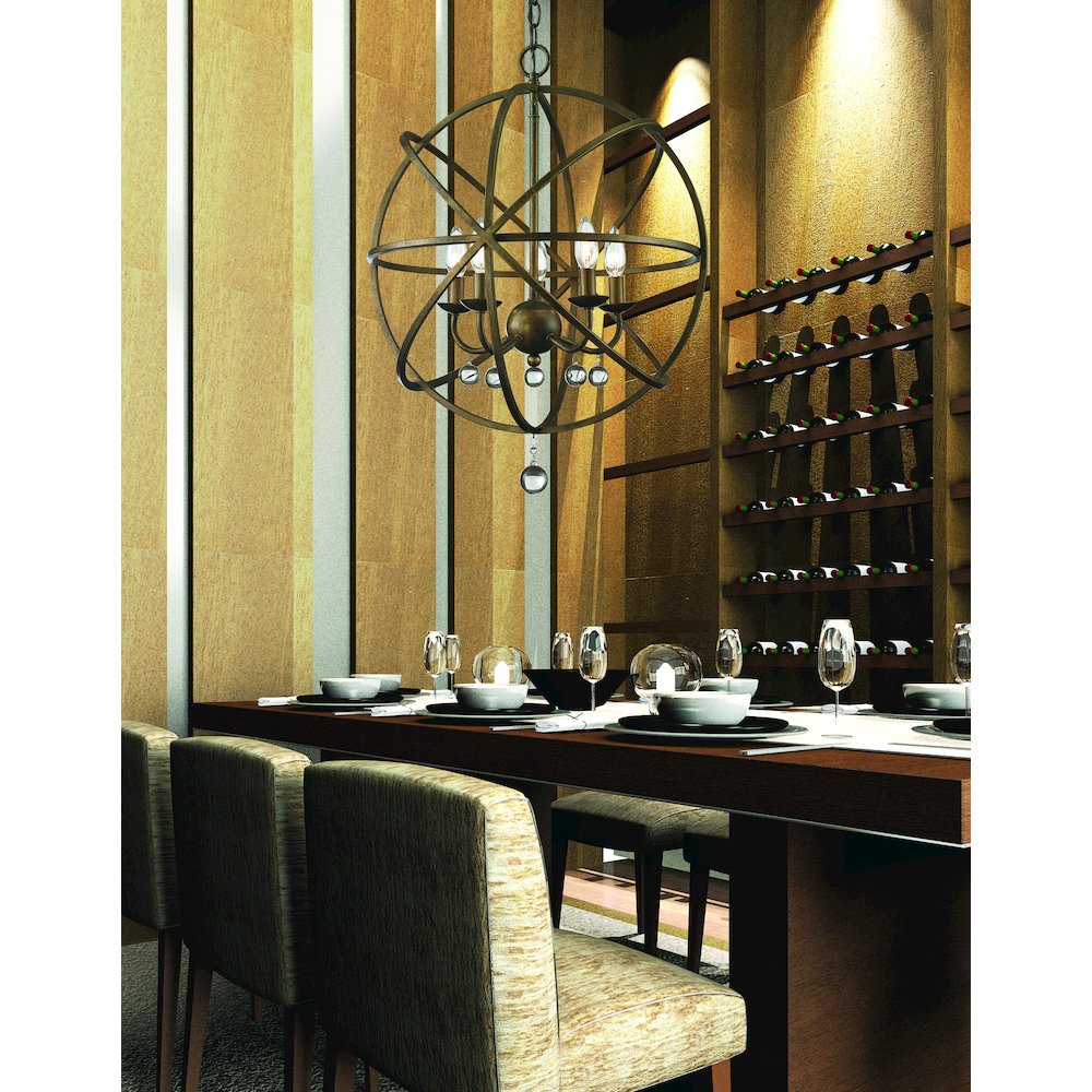 Z-Lite 5 Light Chandelier. Picture 2