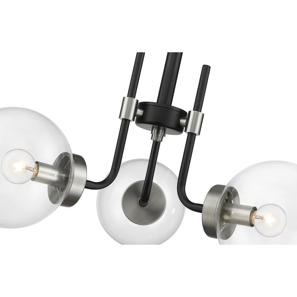 Z-Lite 3 Light Semi Flush Mount. Picture 4